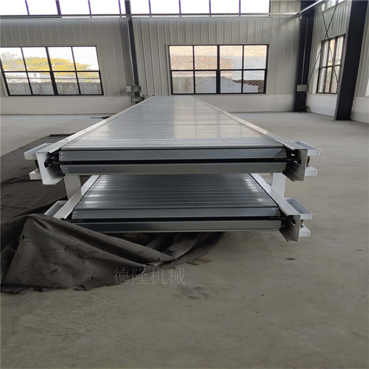 不锈钢废料流水线传送带平行工作台