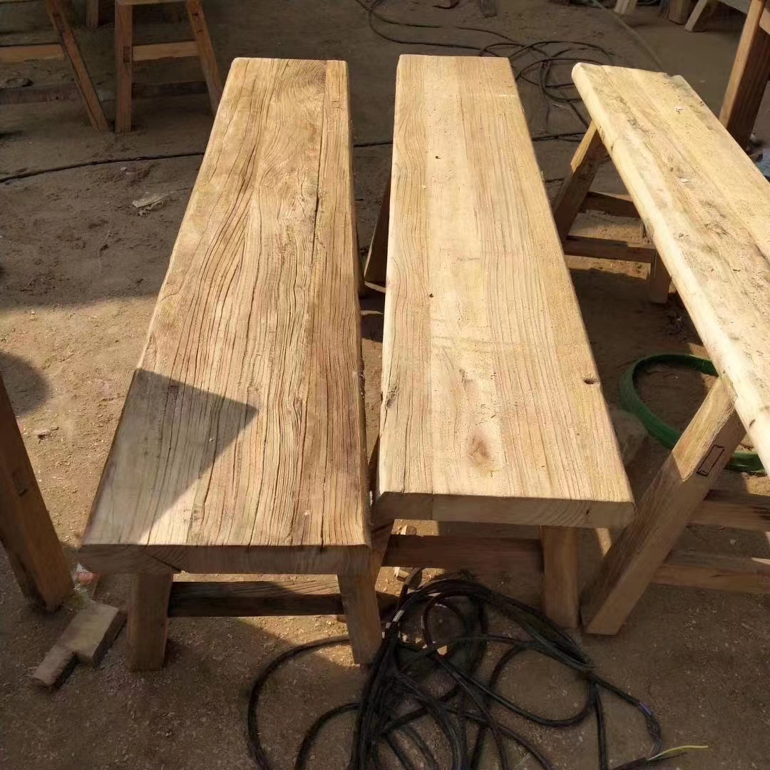 别墅装修老榆木护墙板农村旧榆木门板浙江地区厂家大量出售