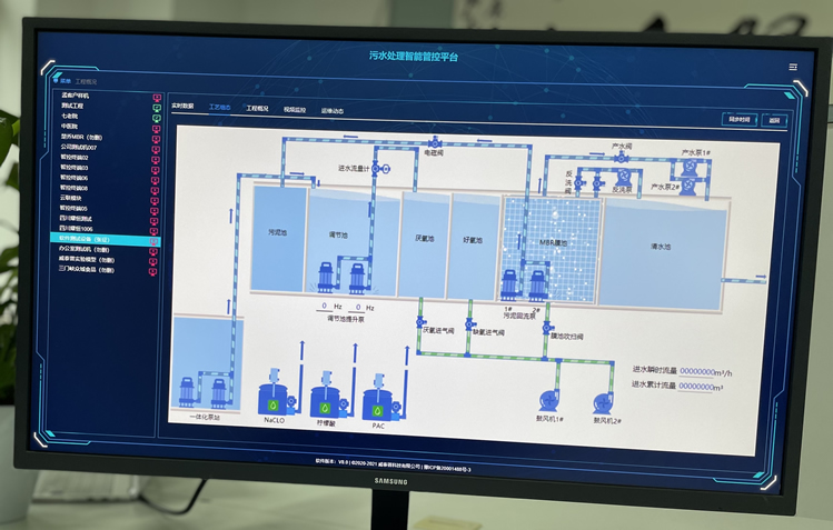 分散式污水集中管理控制系统 微信小程序在线远程监控平台 分散式污水处理物联网云平台