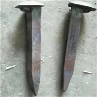 厂家生产铁路矿用12*120手工道钉 方道钉38kg/m轨道大头手工道钉