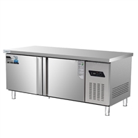 冷冻冷藏操作台厨房工作台 济南不锈钢商用保鲜工作台