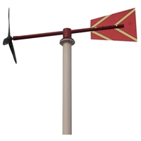 越翔安防螺旋桨式风速风向标  金属材质抗强风 用于指示风向