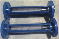 鑫旺仪表LZB-100B全不锈钢玻璃转子流量计 法兰连接丙烷丙烯氨水