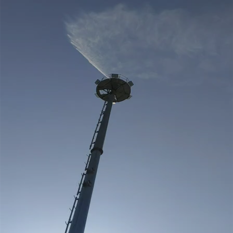 灯杆旋转喷雾室外喷淋系统新型道路雾桩豫潮雾桩厂家定制