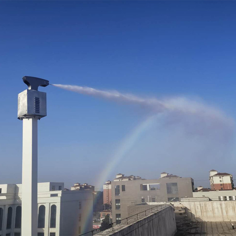 灯杆旋转喷雾室外喷淋系统新型道路雾桩豫潮雾桩厂家定制