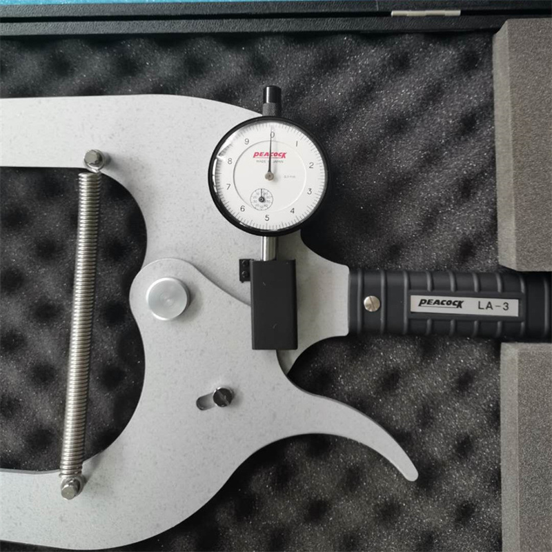 日本peacock孔雀大型带表外卡规la3针盘式卡规指针式卡规代理