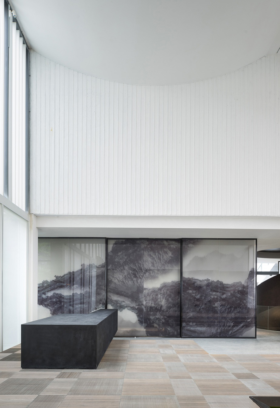 夹绢画玻璃夹丝玻璃