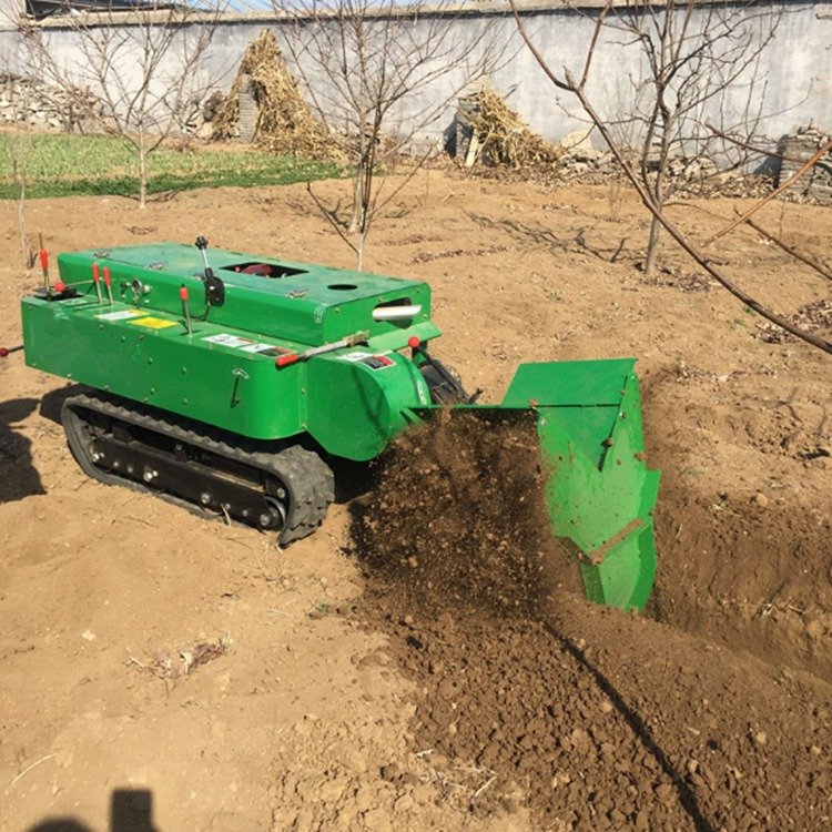 乘坐式旋耕翻地機 志為原地轉向履帶開溝機 35馬力柴油旋耕機