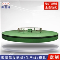 弗雷特厂家浙江聚氨酯浇注机 脚垫坐垫PU生产自动流水线 枕头摩托车 座垫圆盘流水线设备 聚氨酯发泡机厂家