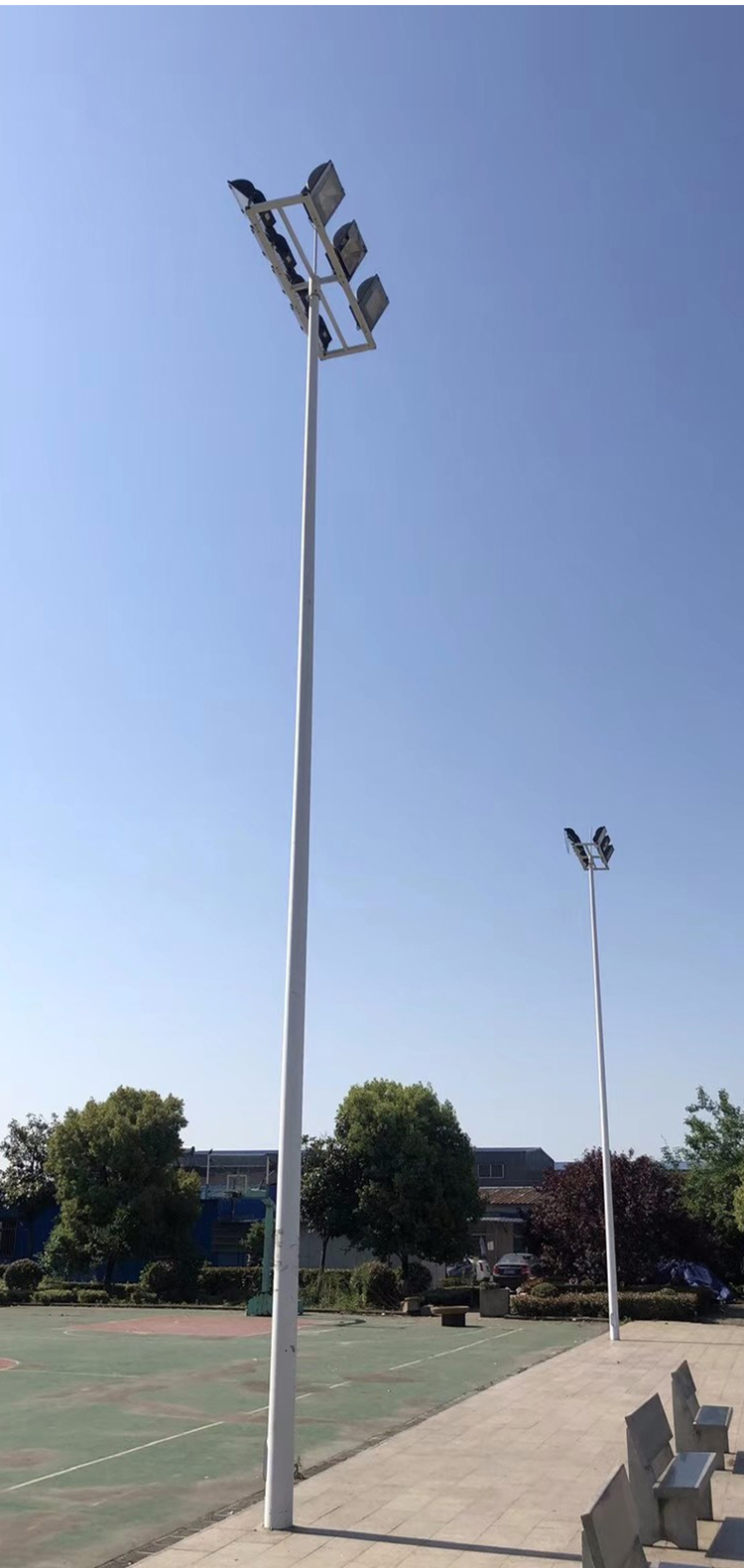 供应18米高杆灯灯架 18米路灯杆 蓬泽生产 质量保障