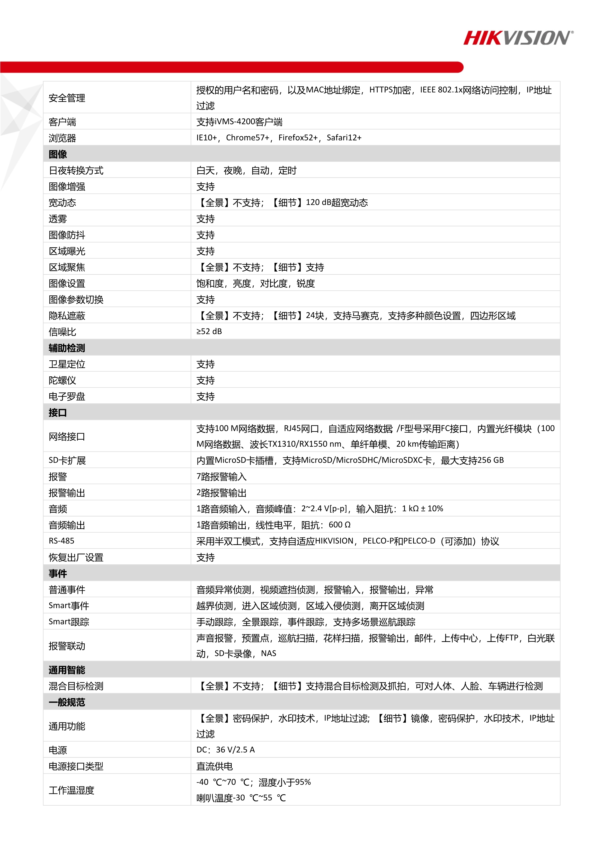 海康球机说明书图片