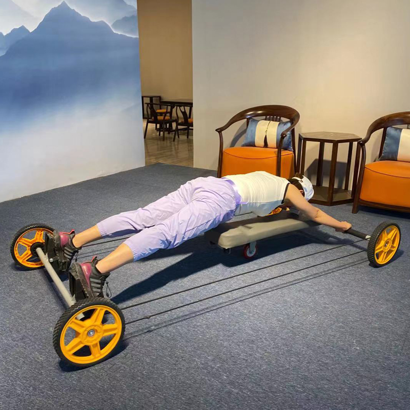 力康来 多功能有氧健腹轮 青蛙体能核心健身车