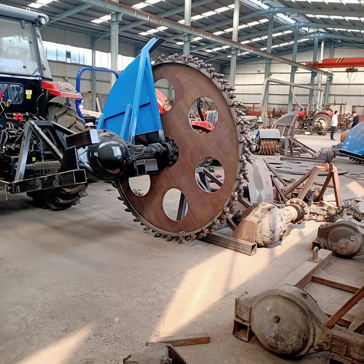 多功能 圆盘开沟机 链式开沟机厂家 天然气管道开槽机经销商