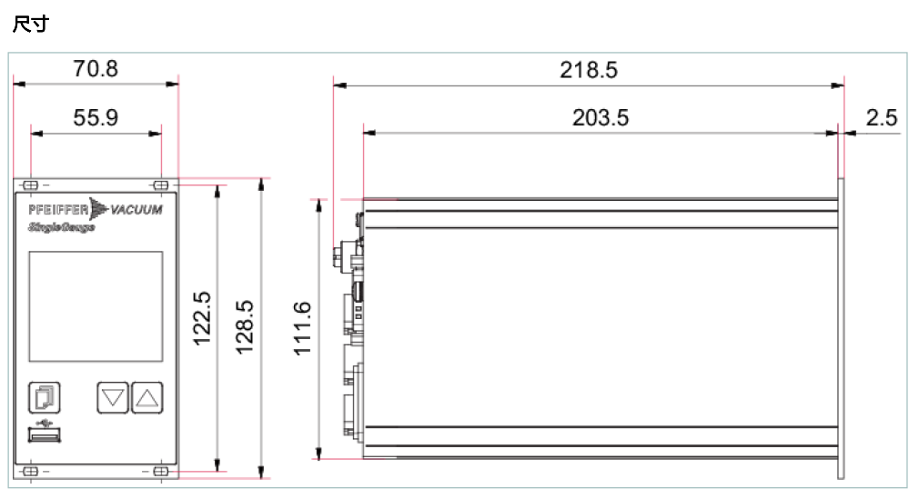 Pfeiffer 普发 TPG 361真空计 控制器_洛必达网