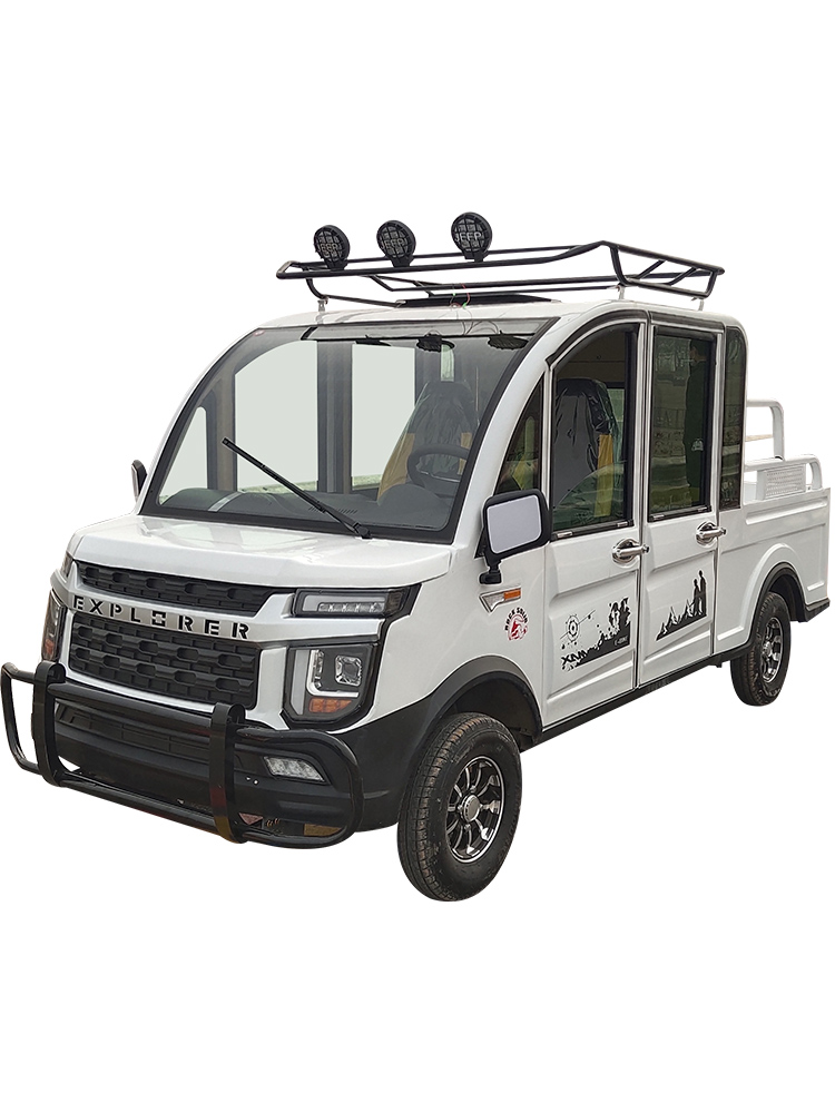 新款三四轮电动皮卡货车 成人载货 拉客家用代步 油电两用大功率带棚