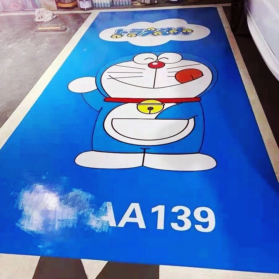 车位喷绘机涂鸦设备 停车位个性彩绘绘画打印机