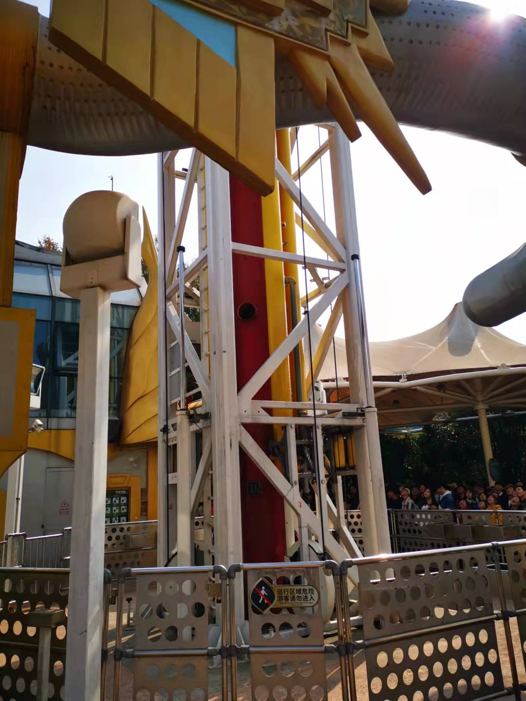 跳楼机液压缓冲器高空飞翔旋转太空梭1101100缓冲器