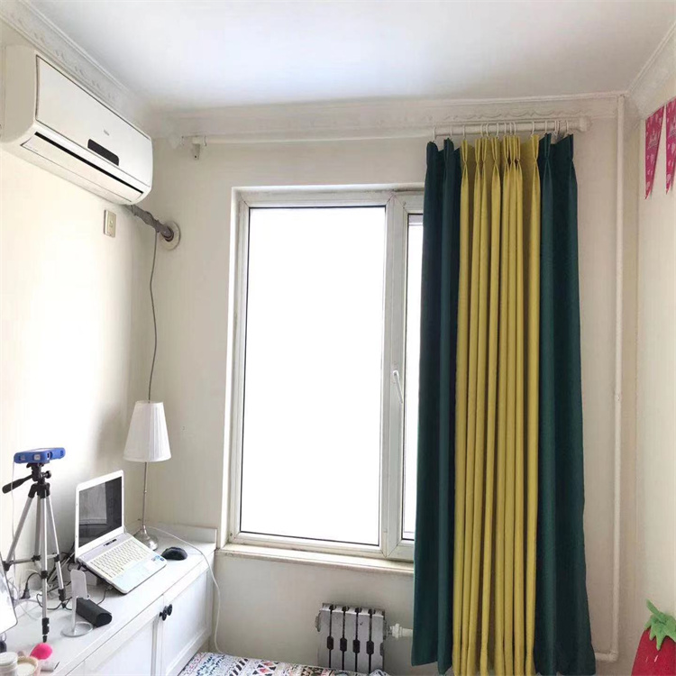 次渠附近窗帘定做双层窗帘定做布加纱