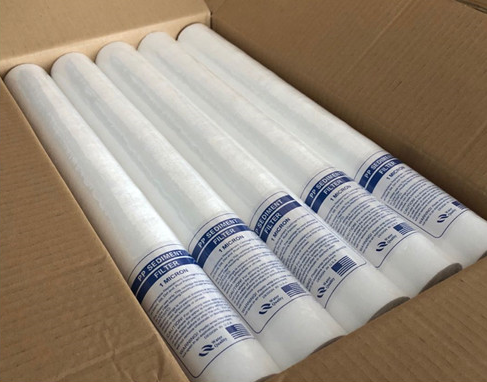 工业熔喷滤芯 40寸pp棉滤芯 家用保安精密过滤器滤芯 带骨架滤芯