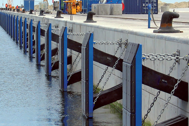 佳一护舷贴面板防冲防撞码头护舷塑料板超高分子量聚乙烯护舷贴面板