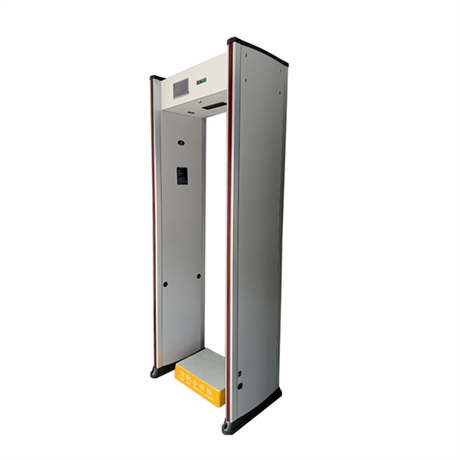 ktv地铁车站双探头测温门金属检测安检门测温金属一体探测门