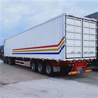 翼展厢式半挂车 两侧飞翼式物流半挂车 方便快捷