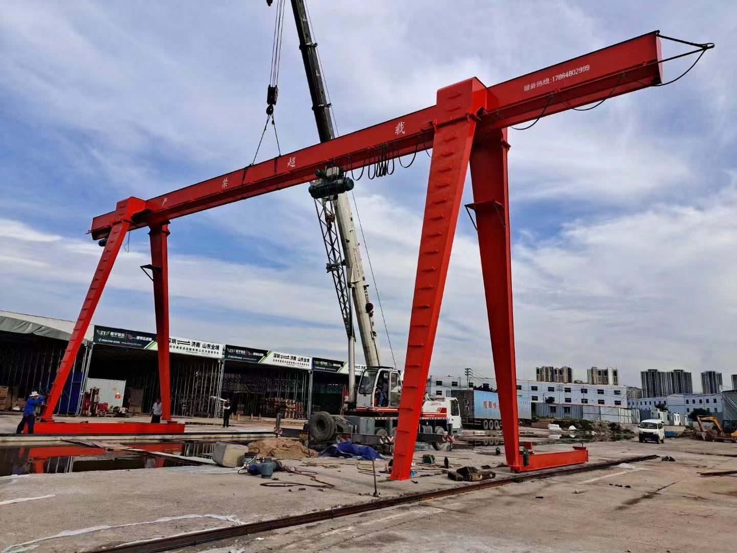 全包厢式龙门吊俊峰机械工厂货场用操作简单运行平稳