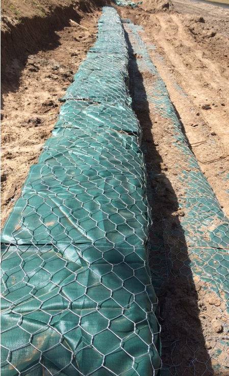 石笼袋厂家 拉强度100千牛耐高温寿命长延伸性好 pet聚酯袋 土工石笼
