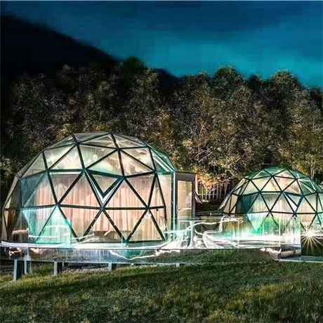 旅游景区pc星空房餐厅球形玻璃星空房酒店网红打卡泡泡屋