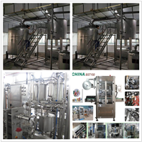 PLC自立袋整套豆奶生产设备 210ml小型豆浆生产线 中意隆机械