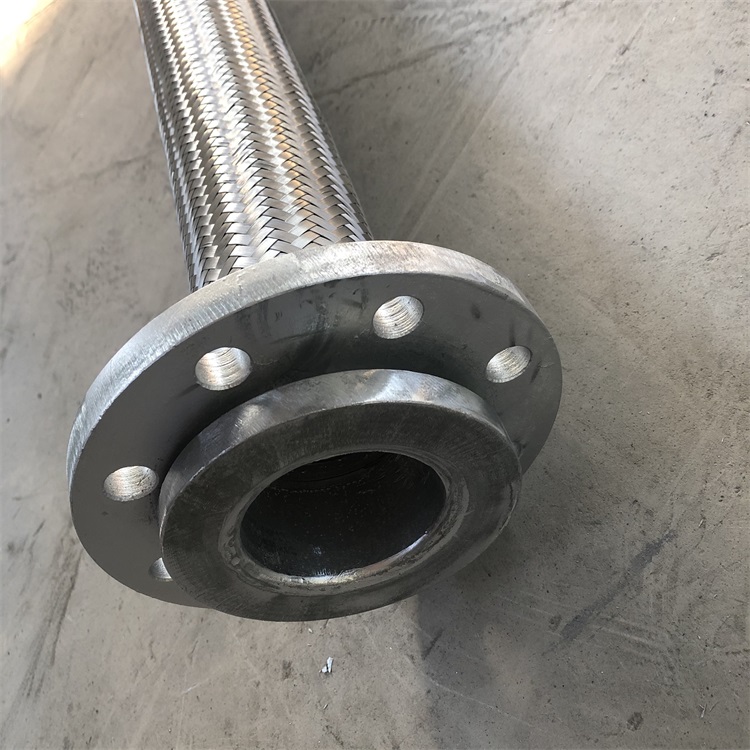 不锈钢法兰式金属软管 dn25 65 80 100 125 150 200波纹管