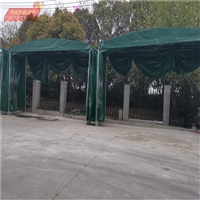 江宁移动雨棚 大型伸缩雨棚厂家 南京推拉大蓬制作 搭建