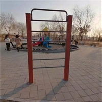 合川市公园健身设施 老年人健身锻炼器材 膨胀螺丝固定