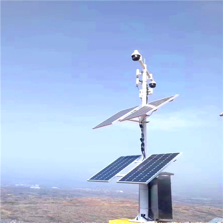 太阳能发电监控杆 安防太阳能监控
