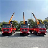 徐工10吨随车吊 东风K5单桥   6.1米货箱 活动板房集装箱专用