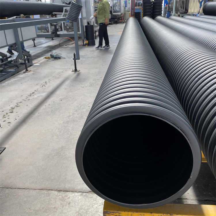 hdpe双壁波纹管 甘肃联塑pe双壁波纹管 dn500