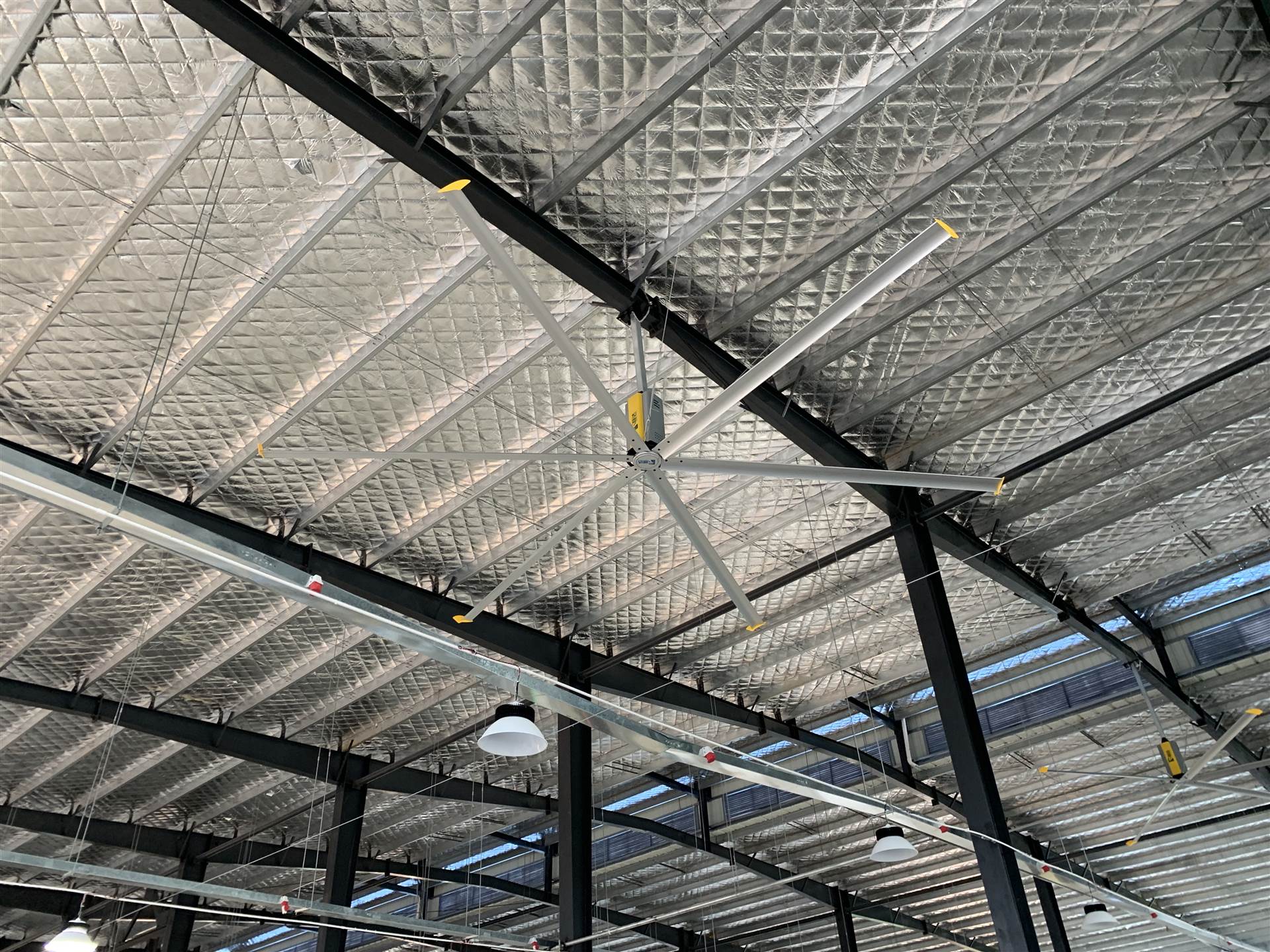 恒爽达hsd-6100车间工业节能风扇 厂房工业物流仓储降温大吊扇