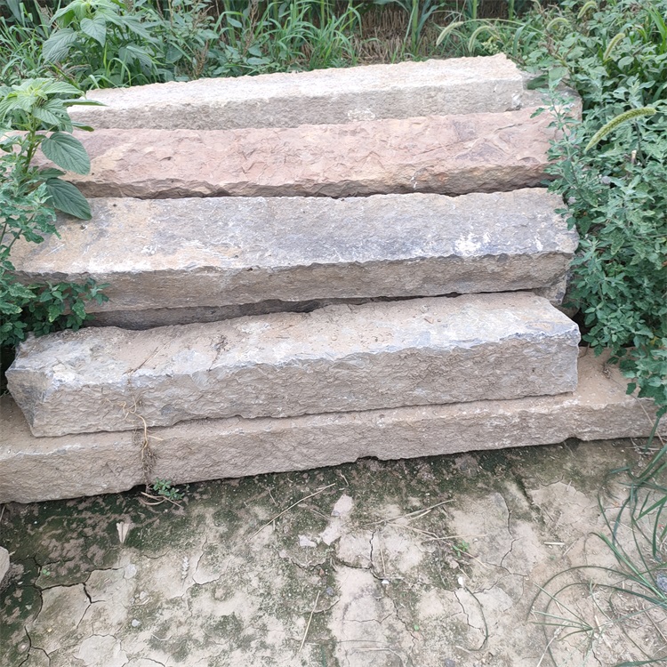 古镇公园老石板大量旧石板批发花岗岩路沿老石条