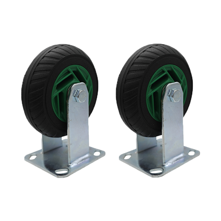 批发6寸定向橡胶轮 14b布加迪脚轮 外型美观