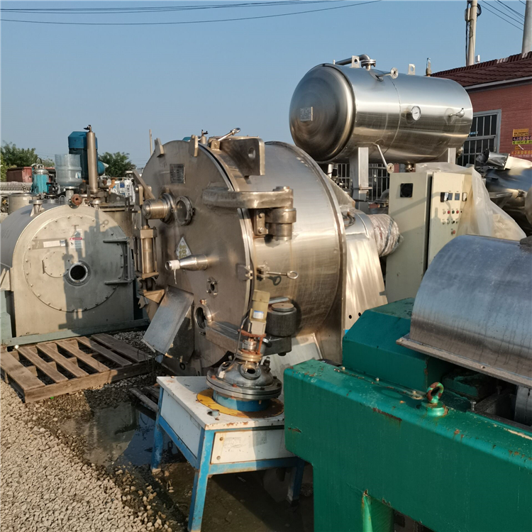 出售二手平板密闭离心机三足离心脱水机1250型平板离心机