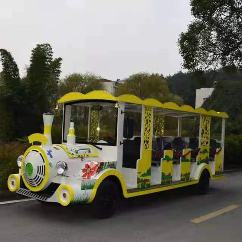 观光车酒店摆渡车 校园接送电动四轮车 楼盘看房旅游物业电瓶观光车