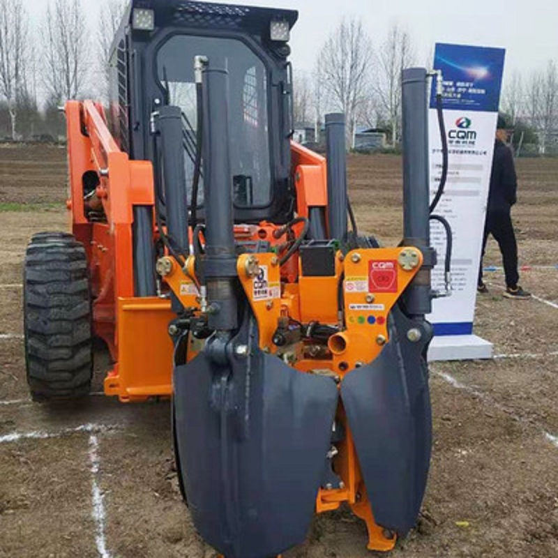 四瓣带土球挖树机高强度刀铲瓣式移树机装载机挖机带动移栽挖土球机