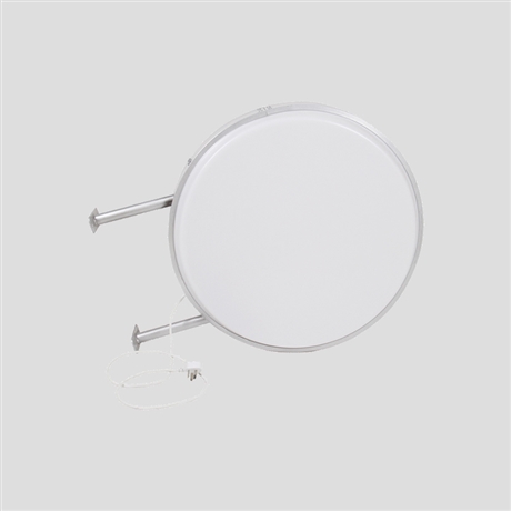 铝合金圆形双面吸塑灯箱 户外悬挂led商业广告灯箱-搜采通