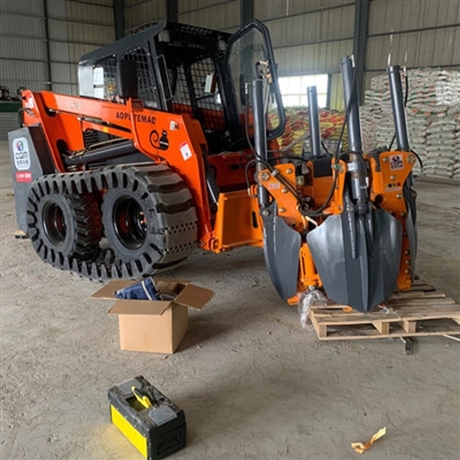 大型瓣式挖树机覆带一体移树机移栽机树苗起苗机土球植树挖树坑机