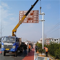 石嘴山道路标志杆销售 热镀锌标志杆 选 国城交通