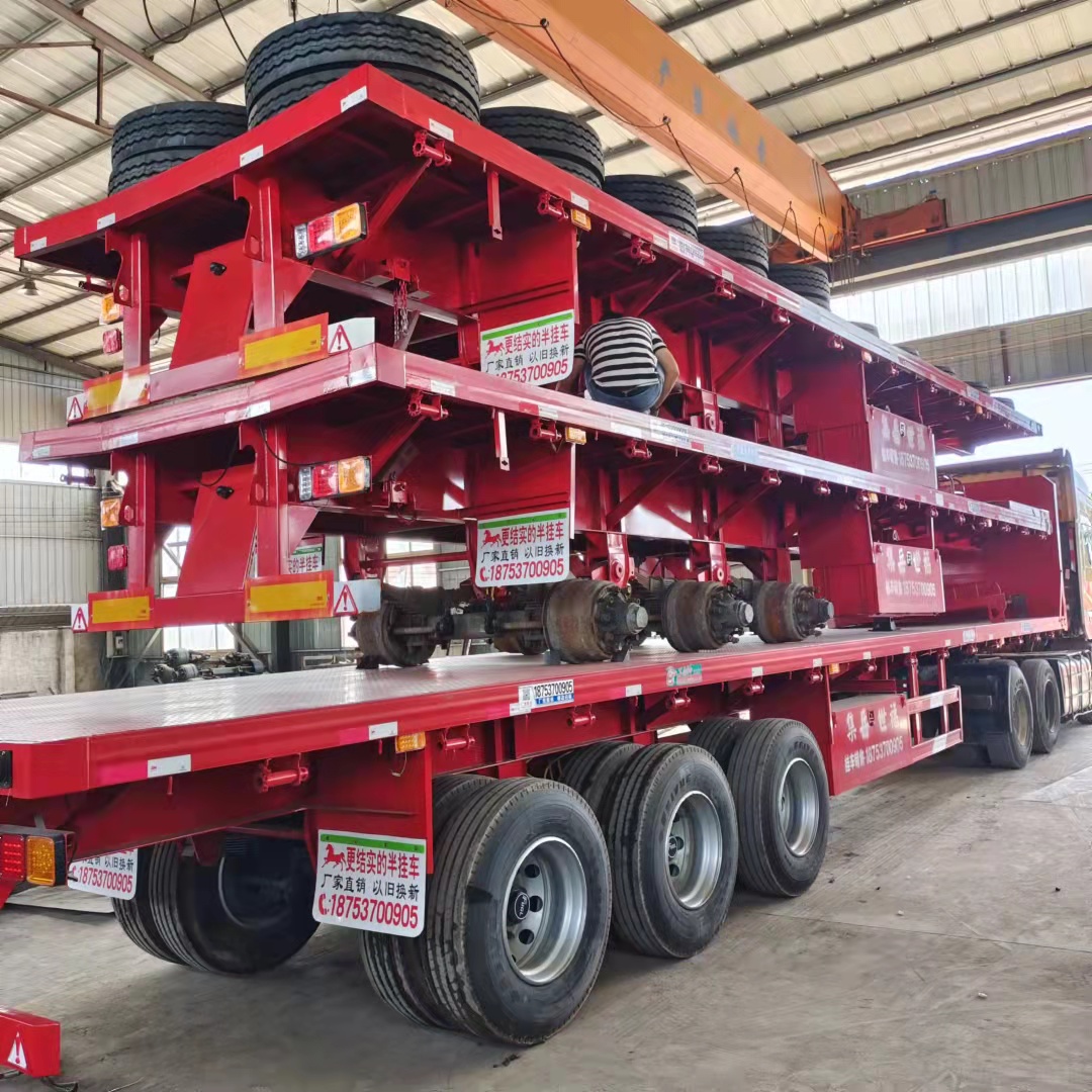 平板半挂车低平板半挂车13米平板半挂车长期供应