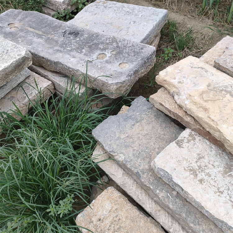 青石荔枝面老石板旧石板铺路装饰做旧老石条