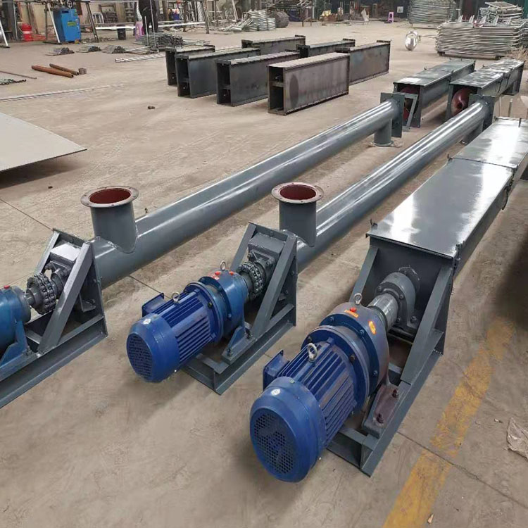 圣迪管式蛟龙提升上料机干粉煤灰沙水泥螺旋输送机厂家可定做