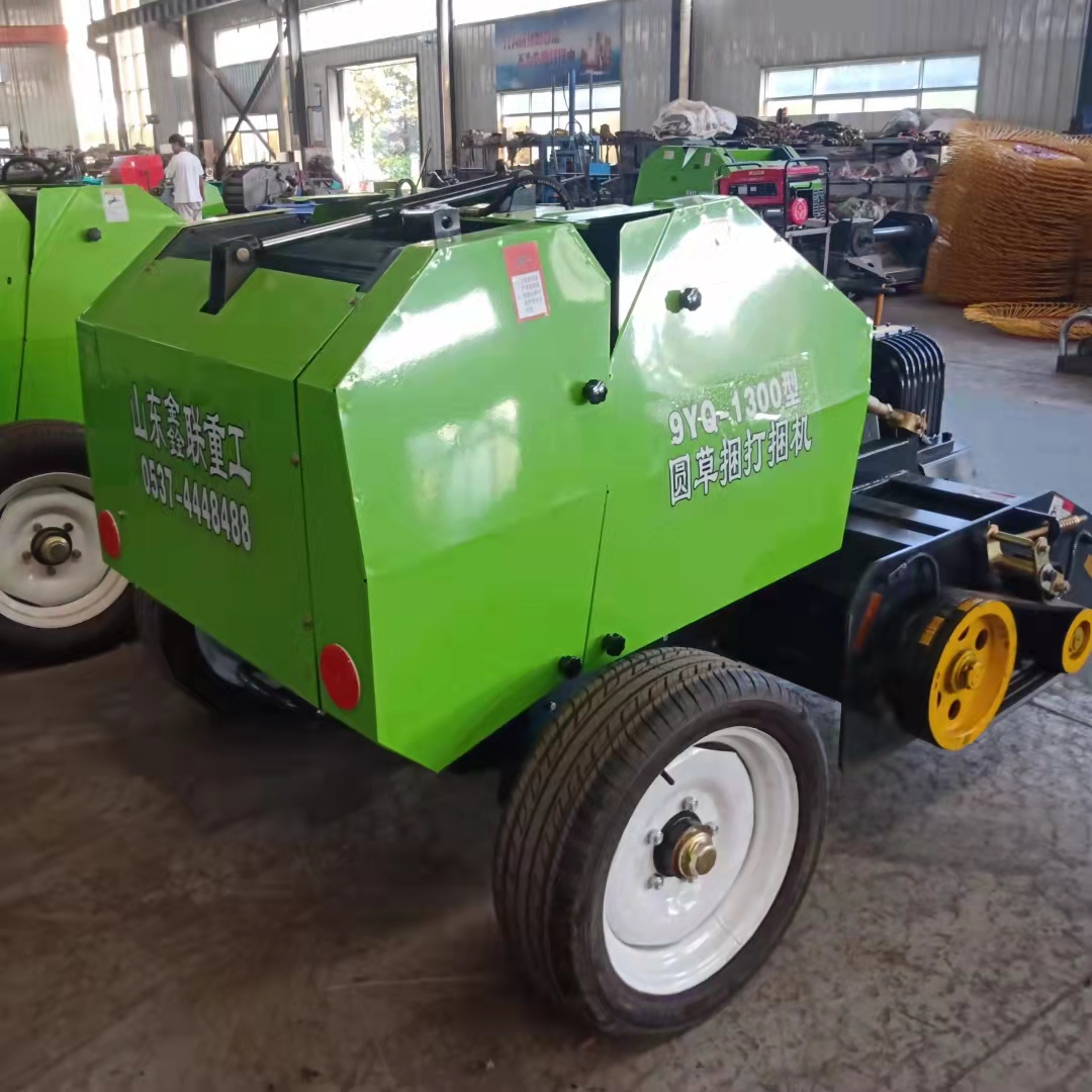 海拉尔麦秸捡拾打捆机 捡拾圆捆机 圆草捆打捆机鑫联牌