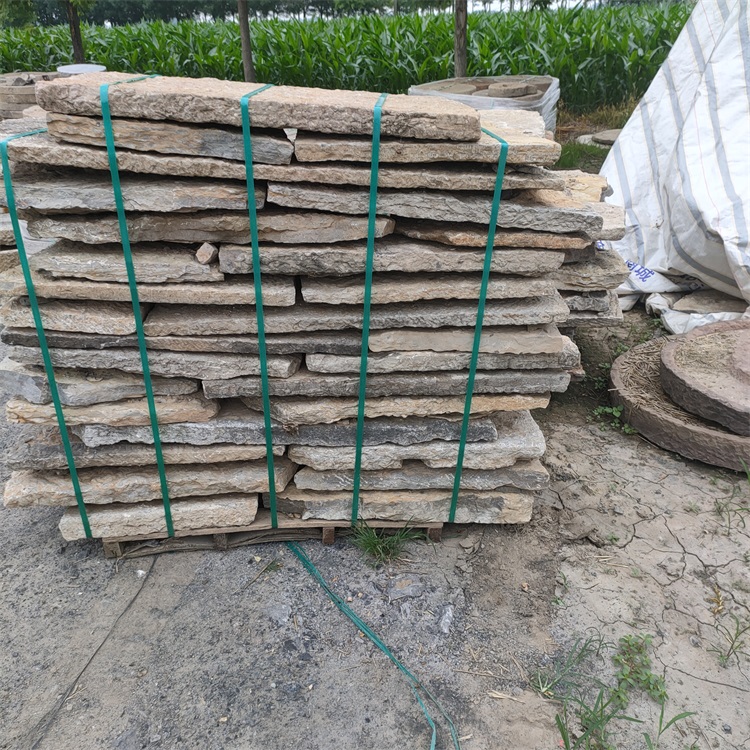 仿古老石板铺路旧石板花岗岩老石条